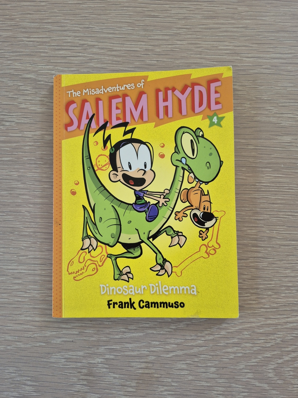 The Misadventures of Salem Hyde: Dinosaur Dilemma - Yellow Cover